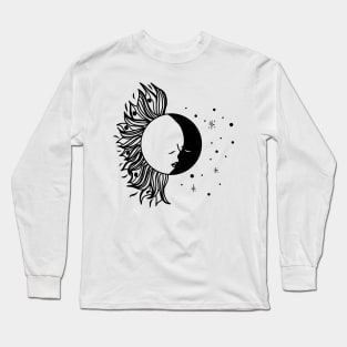 Sun And Moon Long Sleeve T-Shirt